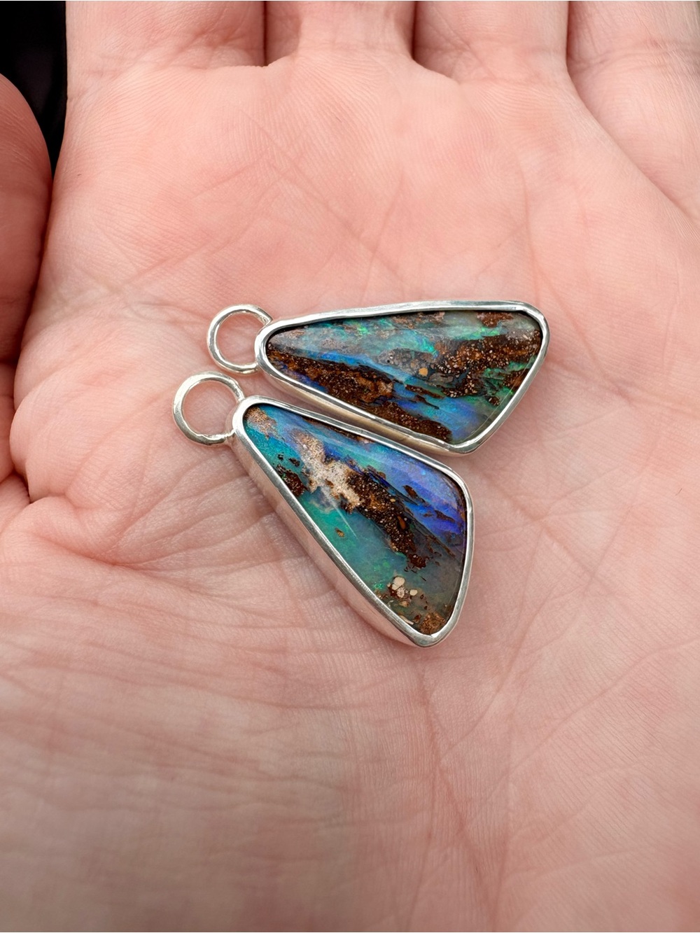 Australian Boulder Opal Charms - Picture 2 of 10